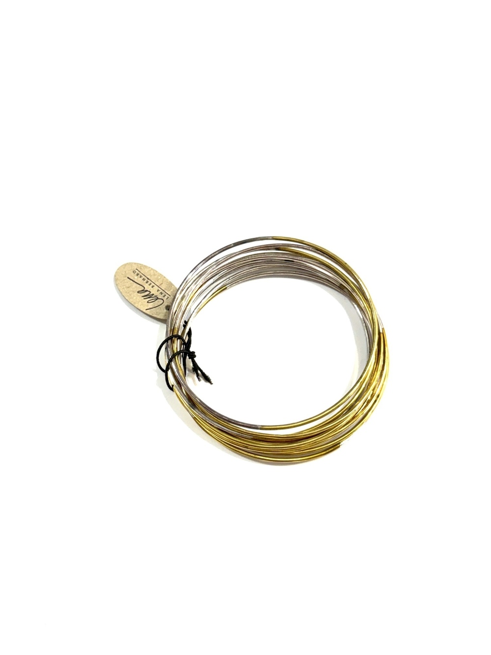 Lena Bernard Stackable Bangle Set Gold & Silver | NWT